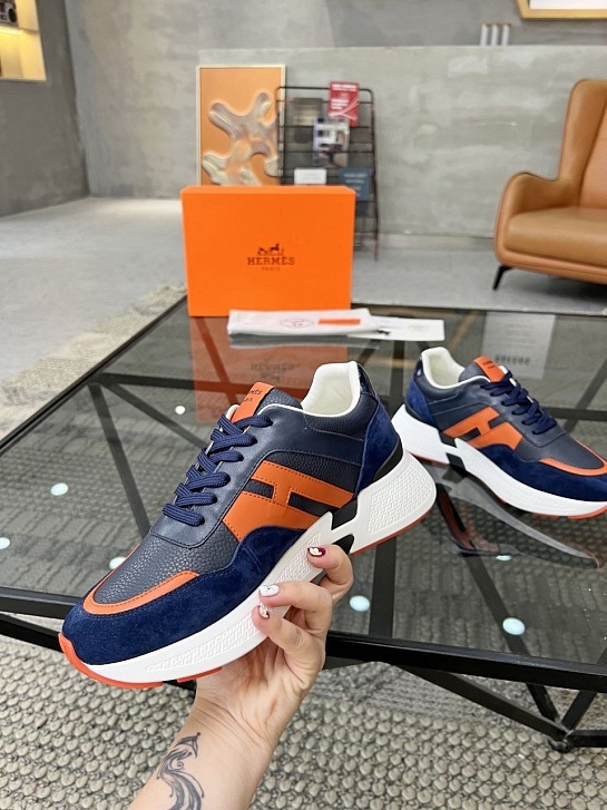 Мужские кроссовки Hermes - Navy