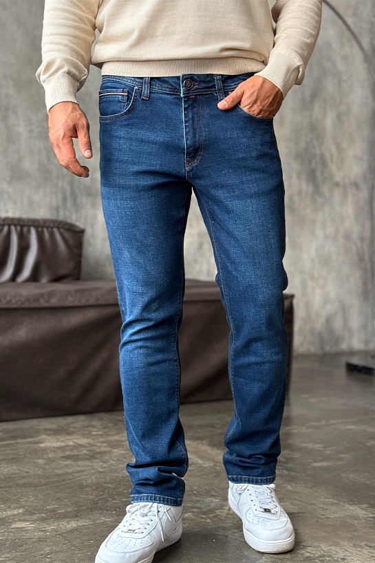 Мужские тёмно-синие джинсы Tommy Hilfiger Slim