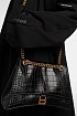 Женская кожаная сумка Balenciaga Сrush 31x20 см