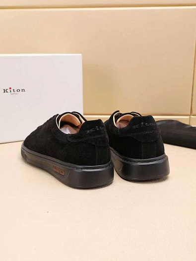 Мужские замшевые кроссовки Kiton   