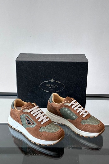 Мужские кроссовки Prada Prax 2.0 - Brown   