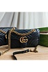 Кожаная сумка Gucci GG Marmont Medium 23x13 см