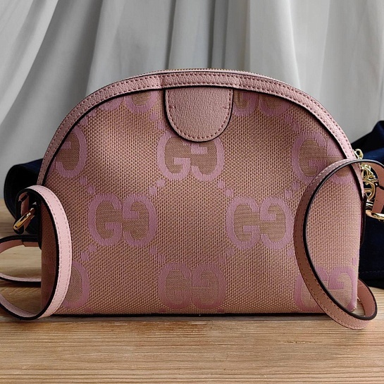 Сумка Gucci Ophidia Jumbo GG Small 24x18 см - Pink