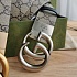 Двусторонний ремень Gucci GG Monogram - Silver (ширина 4 см, длина 80 / 85 см)
