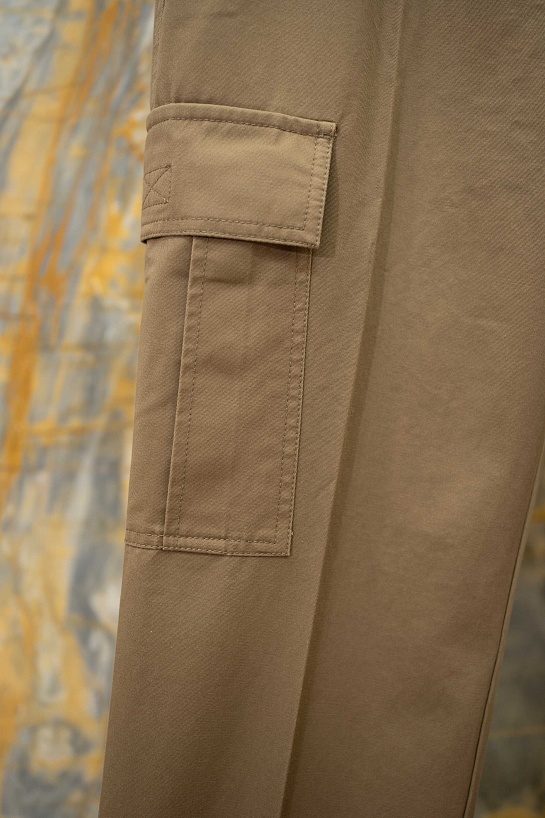 Коричневые штаны-карго Dolce & Gabbana premium