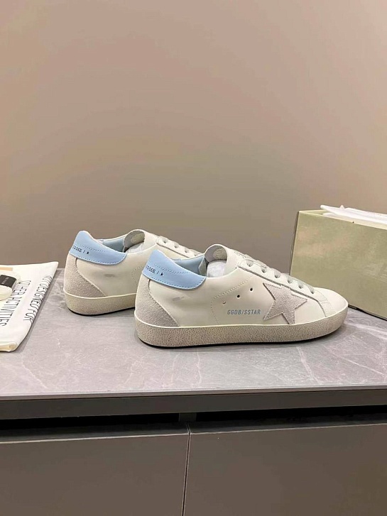 Женские кожаные кроссовки Golden Goose Super Star premium