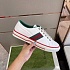 Мужские белые кроссовки Gucci