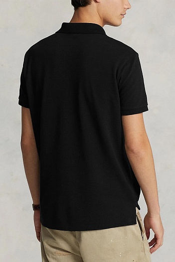 Мужское чёрное поло Polo Ralph Lauren "Bear"   