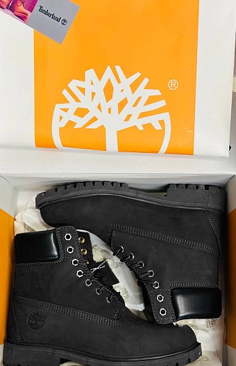 Зимние ботинки с мехом Timberland   