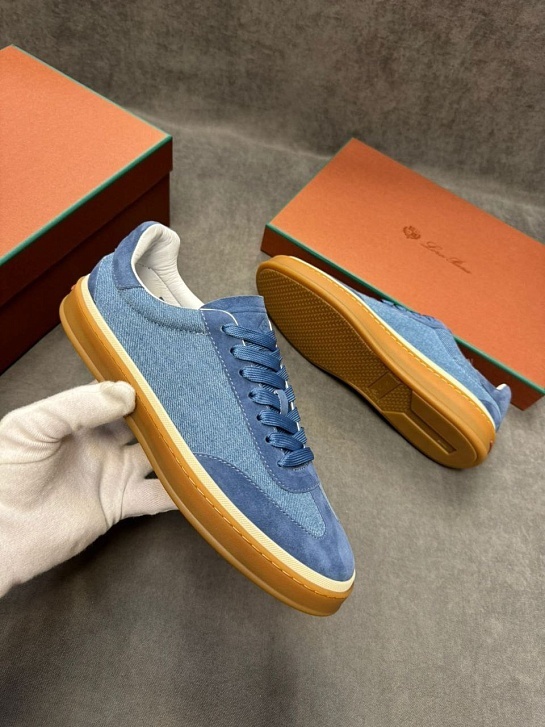 Мужские кроссовки Loro Piana Tennis Walk - Blue