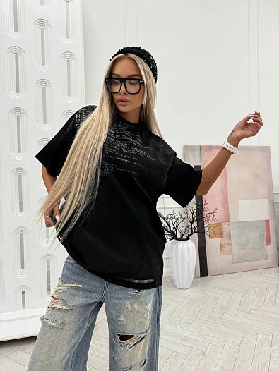 Рванные женские джинсы Balenciaga   