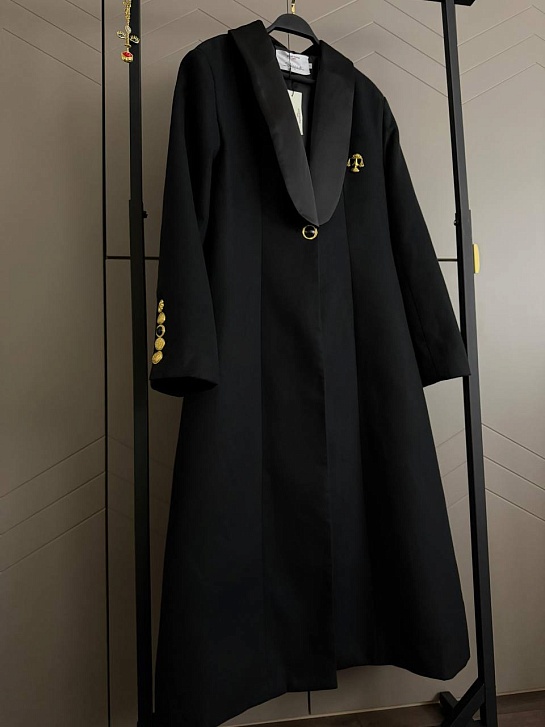 Женское пальто Schiaparelli premium - Black