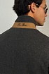 Мужское пальто серого цвета Loro Piana