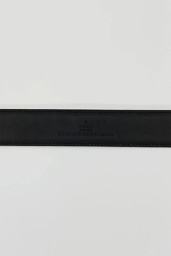 Брендовый кожаный ремень Gucci (ширина 3.8 см, длина 125 см)   