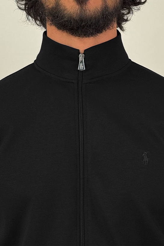 Чёрная кофта на молнии Polo Ralph Lauren