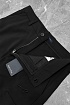 Мужские чёрные джоггеры Louis Vuitton embroidered signature