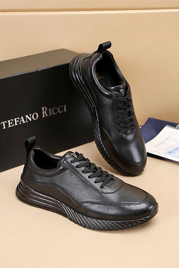 Мужские кожаные кроссовки Stefano Ricci   