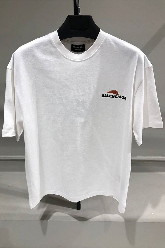 Белая оверсайз футболка Balenciaga Year of the Tiger