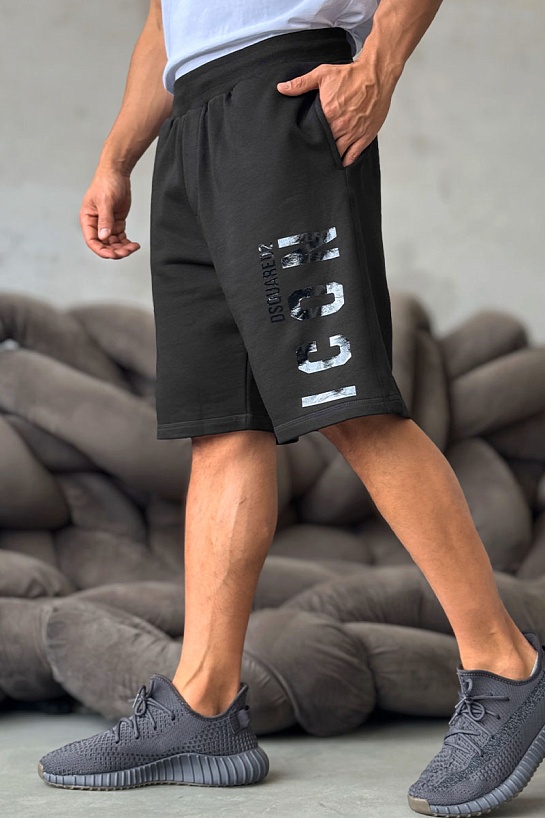 Мужские шорты Dsquared2 "ICON" - Black