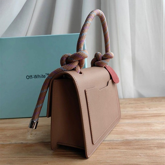 Женская кожаная сумка Off-White 1.4 Jitney 21.5x15 см (4 расцветки)