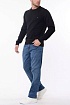 Мужской джемпер Tommy Hilfiger logo-embroidered - Black