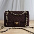 Замшевая сумка Chanel Classic Double Flap 25x14 см