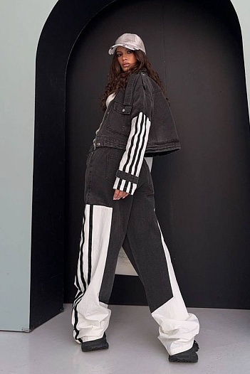 Женский комбинированный костюм Balenciaga   