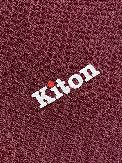 Мужское красное поло Kiton premium   