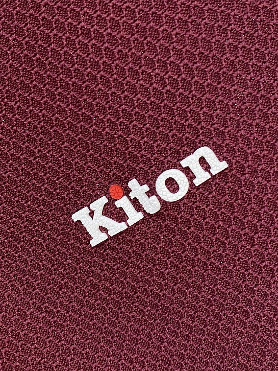 Мужское красное поло Kiton premium