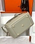 Женская кожаная сумка Hermes Lindy Premium 26x18x13 см - Grey