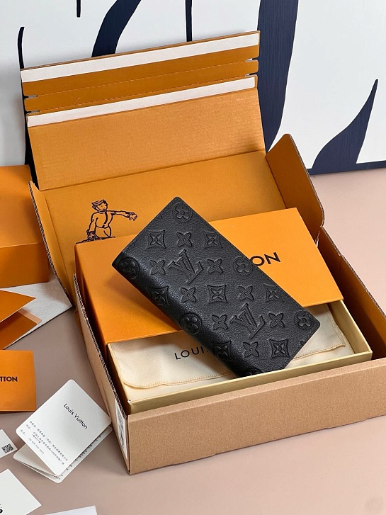 Кожаный бумажник Louis Vuitton Premium 19x9.5x2 см