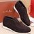 Замшевые лоферы с мехом Loro Piana Open Walk - Brown