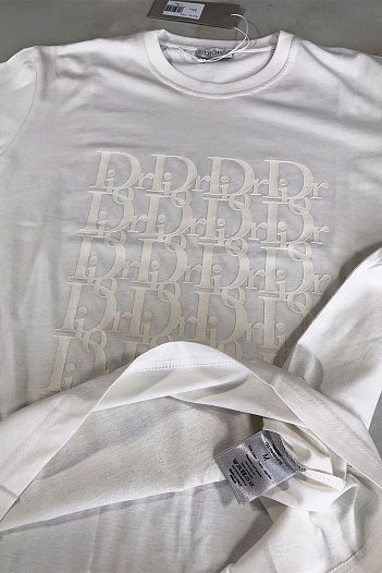 Белая мужская футболка Dior   