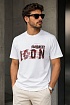 Мужская белая футболка Dsquared2 "ICON"