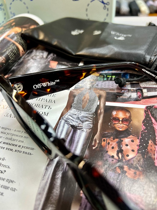 Солнцезащитные очки Off-White Savannah - Black Leopard