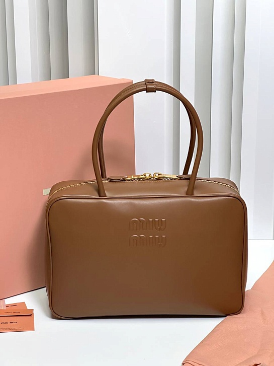 Кожаная сумка MIU MIU Premium 34x22x10 см