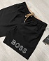 Мужские чёрные шорты Hugo Boss Mooneye