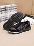 Комбинированные кроссовки с мехом Premiata low-top - Black
