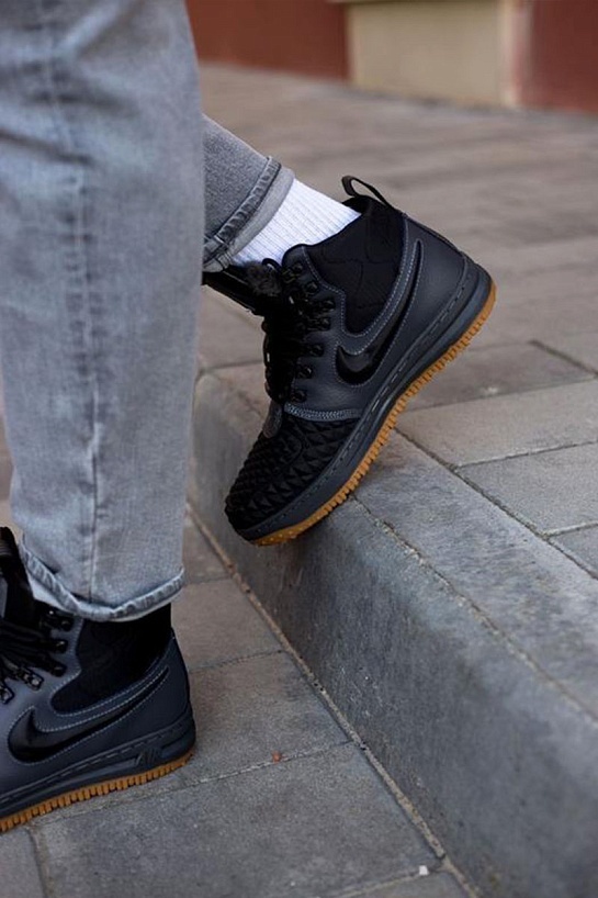 Кроссовки с мехом Nike Lunar Force 1 Duckboot '17