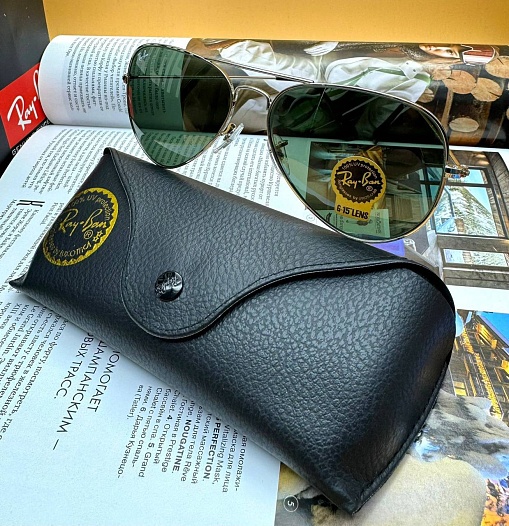 Солнцезащитные очки Ray-Ban Aviator Large Metal-   
