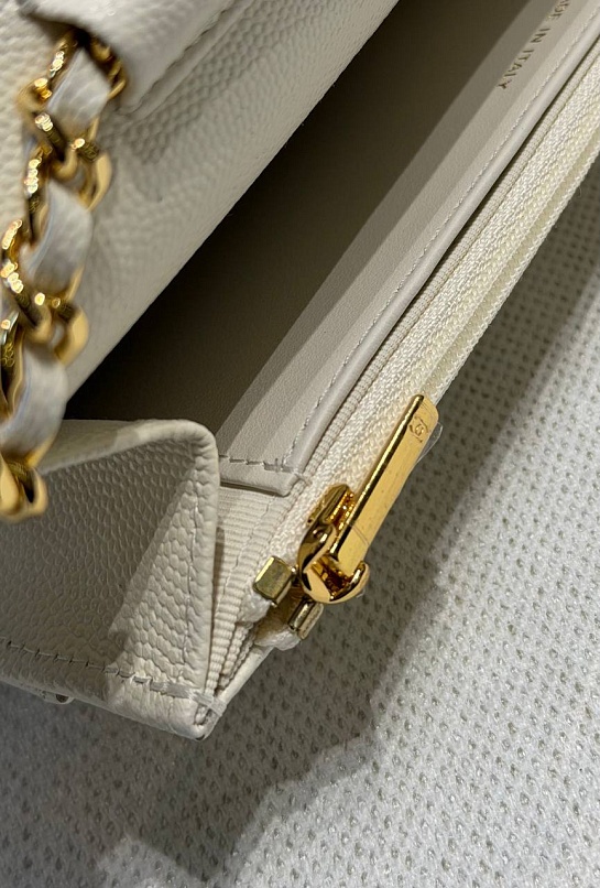 Кожаная сумка Chanel Wallet on Chain premium 19x12x4 см