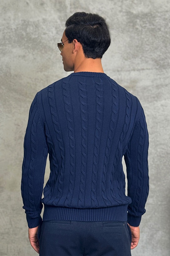 Мужской свитер Роlо Ralрh Lаurеn cable-knit - Navy