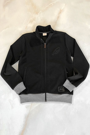 Мужская чёрная кофта Brioni   
