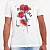 Белая мужская футболка Dolce & Gabbana floral logo-print