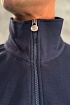 Тёмно-синий спортивный костюм Moncler logo-patch