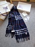 Шарф Burberry two-tone Check premium 168x30 см - Navy