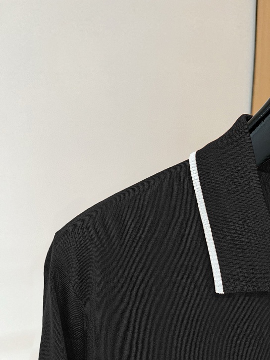 Мужское поло Kiton Premium - Black