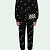 Мужской чёрный костюм Off-White logo all-over