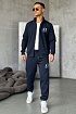 Спортивные штаны Armani Exchange logo-embroidered - Navy