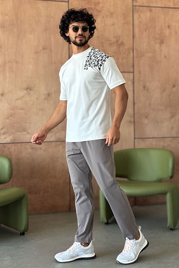 Мужская белая футболка Y-3 Yohji Yamamoto   